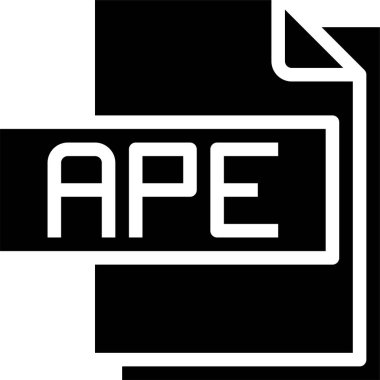 maymun dosya biçimi simge vektörü