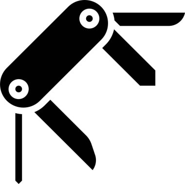 bıçak vektör çizgisi simgesi 