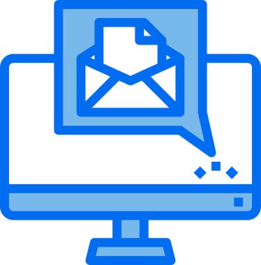 e- posta simgesi vektör illüstrasyonu 