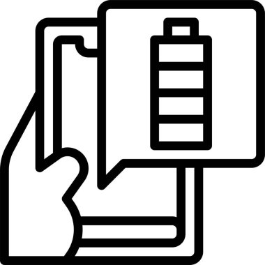 Akıllı telefonun vektör çizimi 