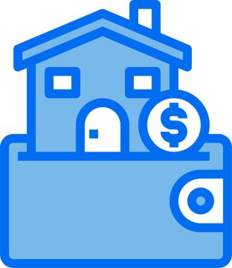 cüzdan ikonu vektör illüstrasyonu