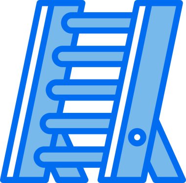 Merdiven vektör illüstrasyon simgesi