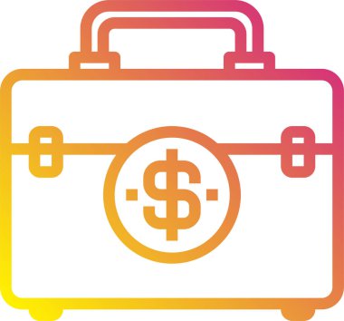 modern tasarım minimalist vektör simgesi, bagaj