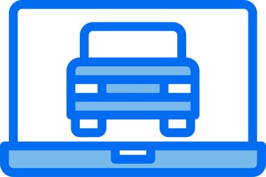 Araç servisinin vektör illüstrasyonu