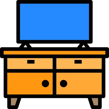 Masa simgesi, vektör illüstrasyonu