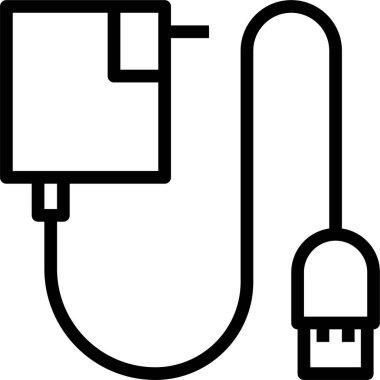 usb şarj cihazının vektör çizimi 