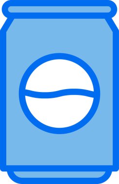 coca düz simgesi, vektör illüstrasyonu