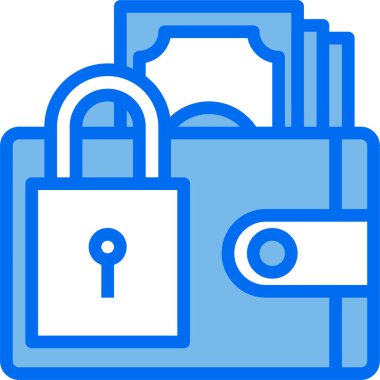 Para kavramının minimalist vektör simgesi