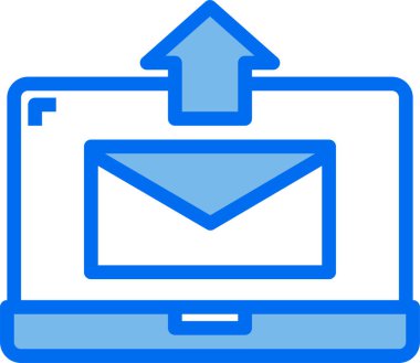 e- posta simgesi vektör illüstrasyonu 