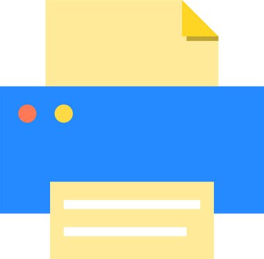 Ofis belgeleri, vektör çizimi