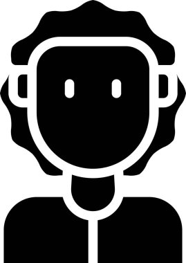 erkek avatar kişi tasarımı, vektör illüstrasyonu  