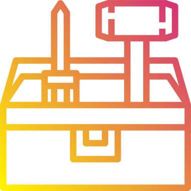 Araç simgesinin vektör illüstrasyonu