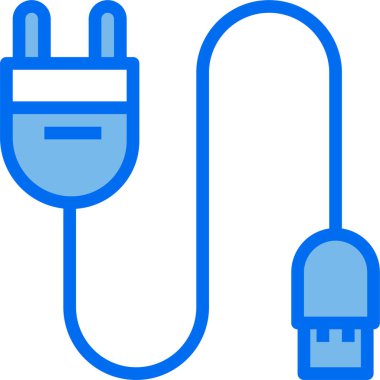 usb şarj cihazının vektör çizimi 