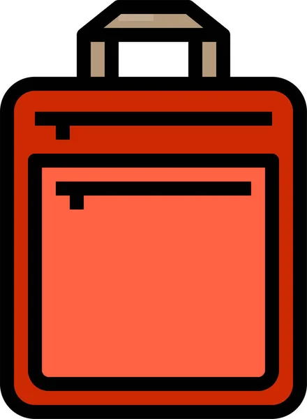 Modern Design Minimalistic Vector Icon Luggage — Stock Vector