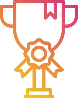 Kazanan ödül vektör illüstrasyonu 