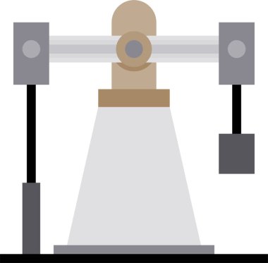 Petrol platformunun vektör çizimi