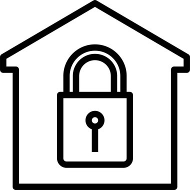 Coronavirus koruma simgesi, vektör illüstrasyonu beyaz arkaplanda izole edildi 