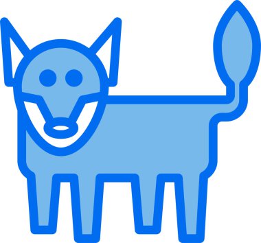 Şirin bir tilkinin vektör çizimi 