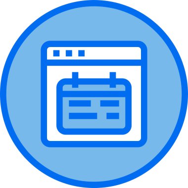 Web tarayıcı, basit vektör simgesi tasarımı