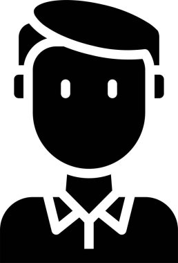 erkek avatar kişi tasarımı, vektör illüstrasyonu  