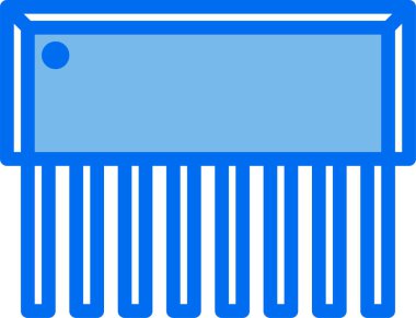 Dijital işlemci simgesi. Çip simgesi. Teknoloji simgesi