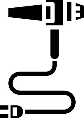 saç kurutma makinesi vektör çizimi 