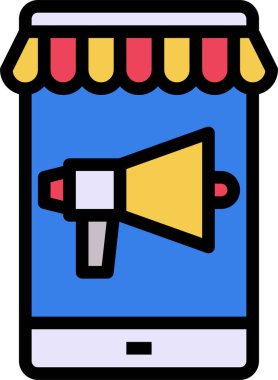 dijital pazarlama, vektör illüstrasyonu 