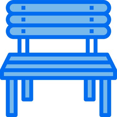 Sandalyenin vektör simgesi. biçim, beyaz arkaplanda düz bir semboldür