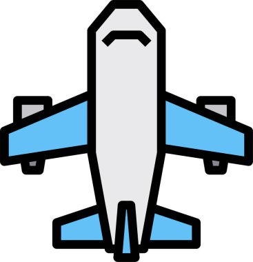 Modern tasarım minimalist vektör simgesi, düzlem