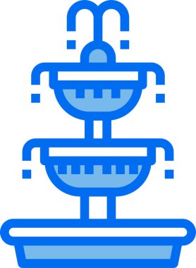 Çeşmenin vektör illüstrasyonu 