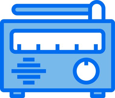 radyo aygıtı vektör simgesi