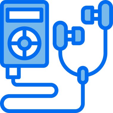 Müzik çaların vektör illüstrasyonu