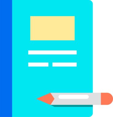 Not ofisinin minimalist vektör simgesi