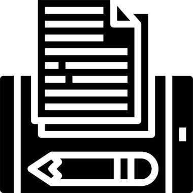 Ofis belgeleri, vektör çizimi