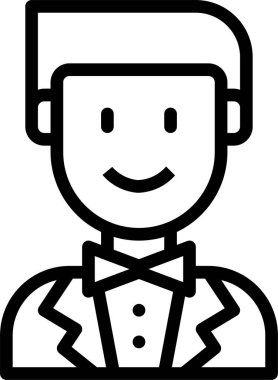 damadın vektör illüstrasyonu 