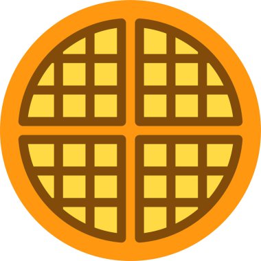 Waffle 'ın vektör çizimi 