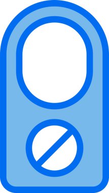 Kapı askısı, vektör illüstrasyonu 