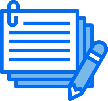 Ofis belgeleri, vektör çizimi