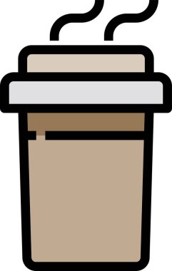 Kahve fincanının vektör çizimi