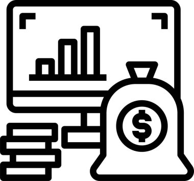 para simgesi vektör illüstrasyonu