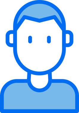 erkek avatar kişi tasarımı, vektör illüstrasyonu  