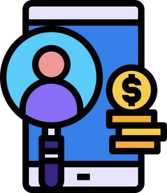 para simgesi vektör illüstrasyonu