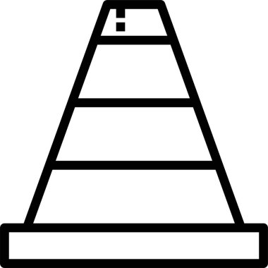 Güvenlik kavramının minimalist vektör simgesi