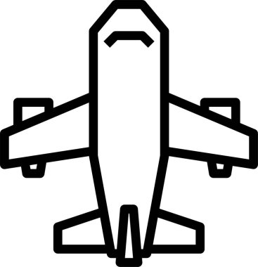 Modern tasarım minimalist vektör simgesi, düzlem