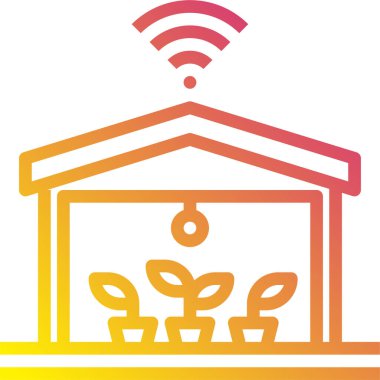 Kablosuz bağlantının basit simgesi, vektör illüstrasyonu