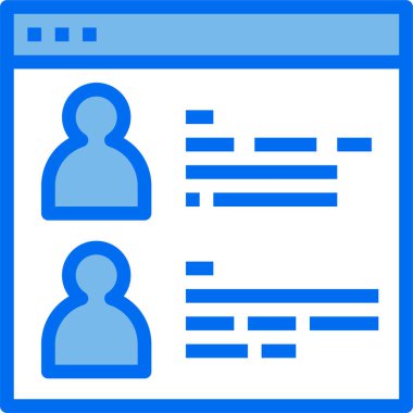 Web sitesi bilgisinin vektör illüstrasyonu