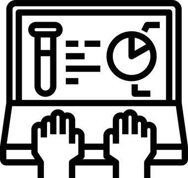 Eğitim ve okul simgesi, vektör illüstrasyonu