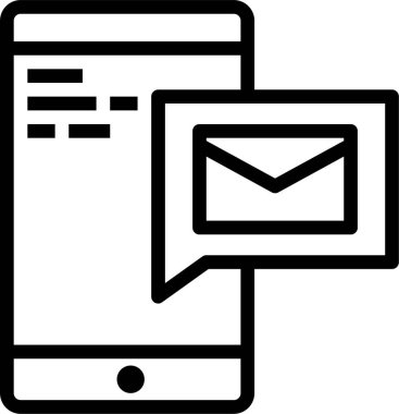 e- posta simgesi vektör illüstrasyonu 