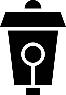 Lamba simgesi vektör illüstrasyonu, ampul simgesi