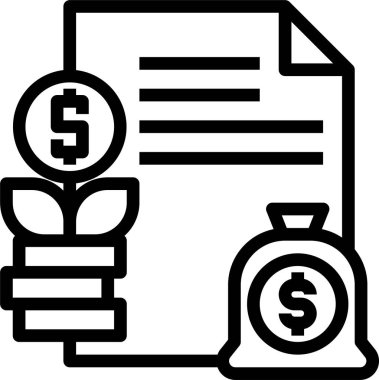 para simgesi vektör illüstrasyonu